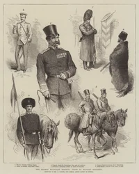 Der afghanische Grenzstreit, Typen russischer Soldaten